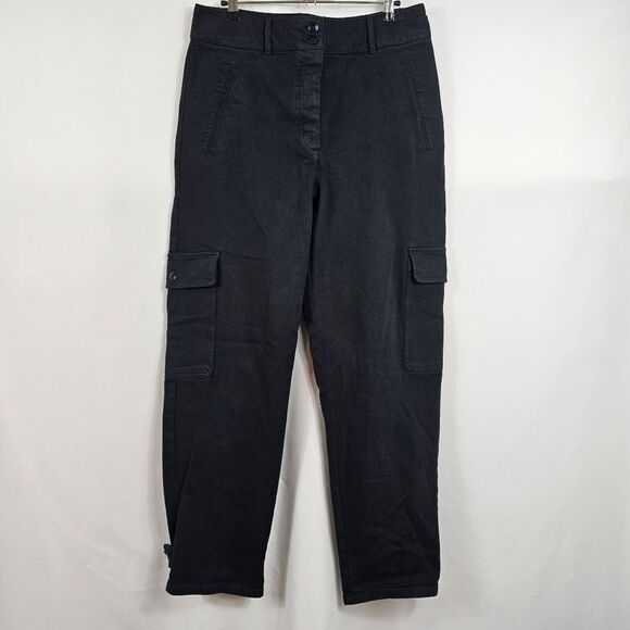 Aritzia Wilfred Modern Cargo Pants in Black Size 12 - Picture 1 of 13